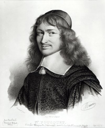 Portrait of Nicolas Fouquet by Robert Nanteuil